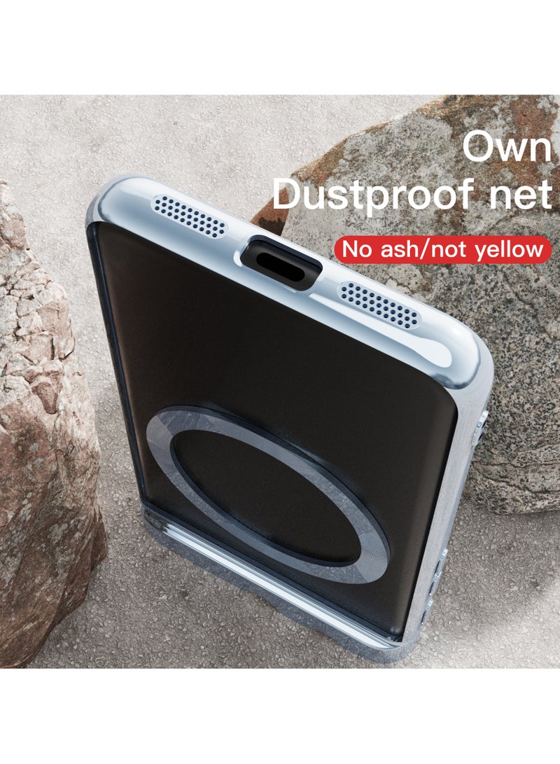 AROAQ Applicable to Google Pixel 8A Mobile Phone Case 9 Pro 8 Magnetic Wireless Charging TPU Silicone Protective Case - Image 2