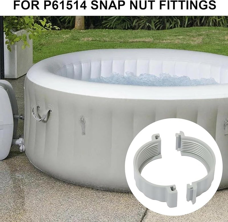 ABS Split Nut Coupling For Heater Hot Tubs With Gasket Union Fastener Home Improvement Accessories - Image 3