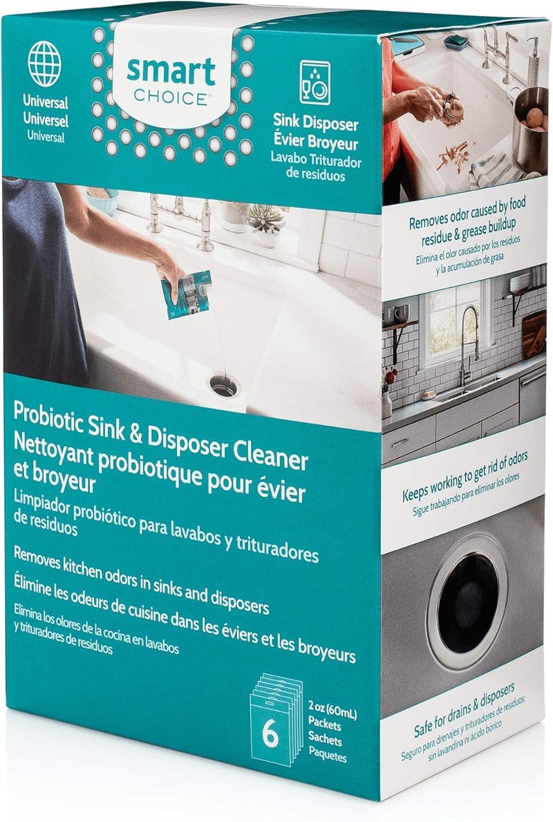SmartChoice 10SCPROS02 Sink and Disposer Cleaner, 6 Treatments - Image 1