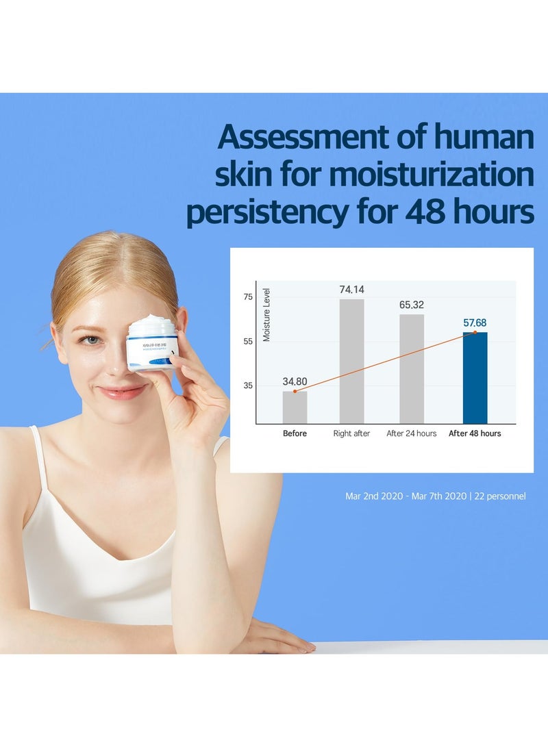 ROUND LAB Birch Juice Moisturizing Cream 2.7 Fl Oz, 48-Hour Deep Hydrating Face Moisturizer with Birch Sap & Vita Hyaluronic Acid for Acne-Prone Skin, Reduces Sebum, Oil, Blackheads, Korean Skin Care - Image 5