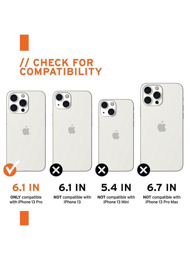 Urban Armor Gear Urban Armor Gear UAG iPhone 13 Pro Case, Pathfinder Rugged Lightweight Slim Shockproof Protective Case/Cover Designed for iPhone 13 Pro (6.1-Inch) (2021), Wireless Charging Compatible - Black  - Image 2