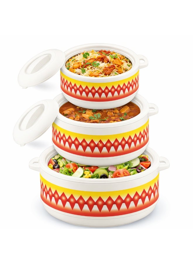 داك طقم حافظات طعام حرارية — 3 قطع مع احتفاظ ممتاز بالحرارة (1000 مل – 1500 مل – 2500 مل) - Image 2