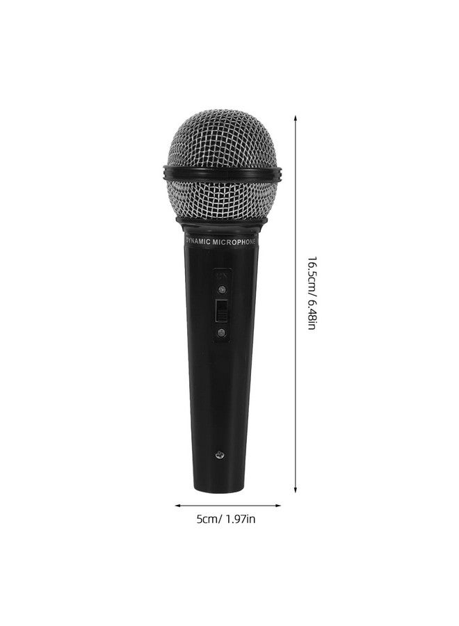 STOBOK 1Pc Fake Microphone Pretend Microphone Toy Fake Mic Stage Performances Prop for Kids Cosplay Party Favors, 16.5x5cm - Image 2