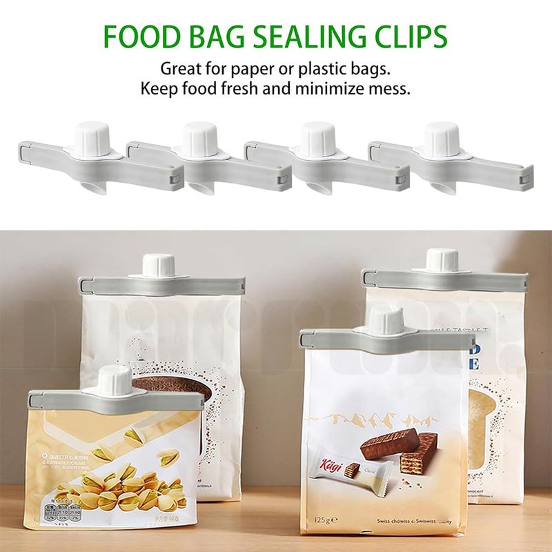 Marrone Sealing Clamp with Pour Spouts Plastic Cap Sealer Clips for Snack and Kitchen Food Storage and Organization Food Snack Seal Bag Sealing Clip Sealer Clamp 4 - Image 5
