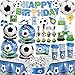Yingoto 179pcs Soccer Birthday Party Decorations Complete Party Tableware Set for 25 Guests Soccer Party Decorations includes HD Printed 300 gsm Thick Paper Plates Waterproof Tablecloth - Image 3