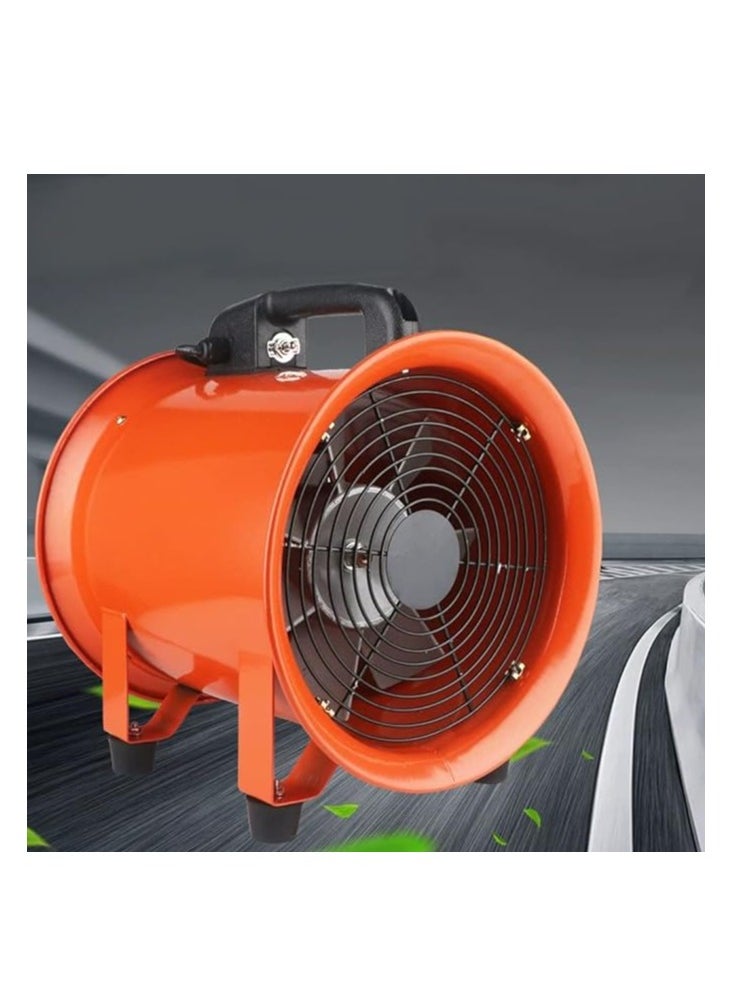 Rohs - Ventilator 10 Inch Portable Propeller Ventilator Air Axial Metal Blower 2800 Rpm Workshop Ventilation Fan Multifunctional Ventilator Fume Extractor - Image 1