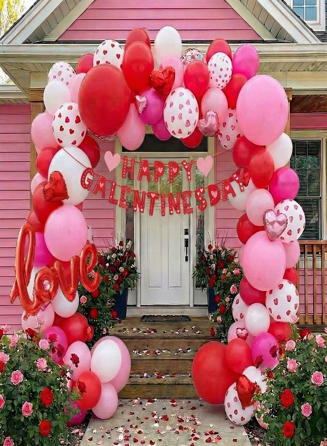 kozee Valentines i loveyou red White balloons - Image 2
