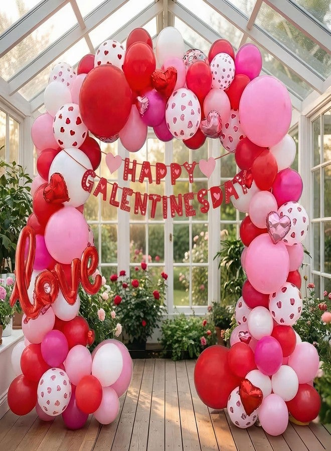 kozee Valentines i loveyou red White balloons - Image 1