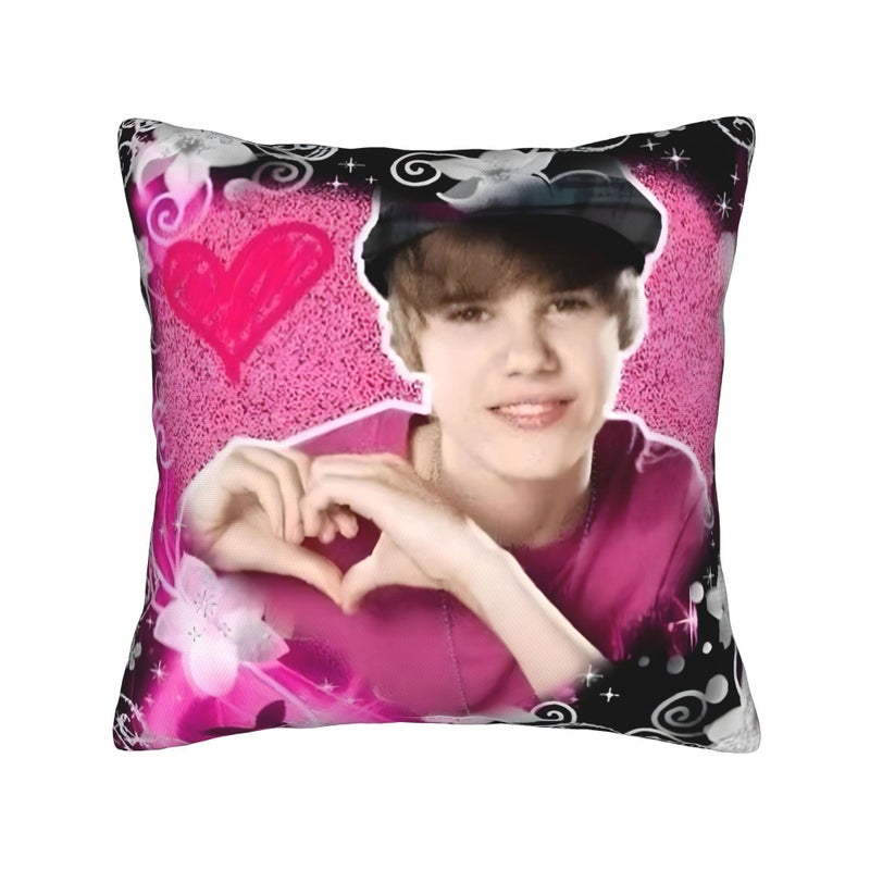 Just Bieber Single Sided Print Pillowcase 17 72x17 72 Inch for Sofa Bench Decorative Chair - Image 1