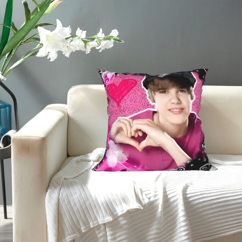 Just Bieber Single Sided Print Pillowcase 17 72x17 72 Inch for Sofa Bench Decorative Chair - Image 5