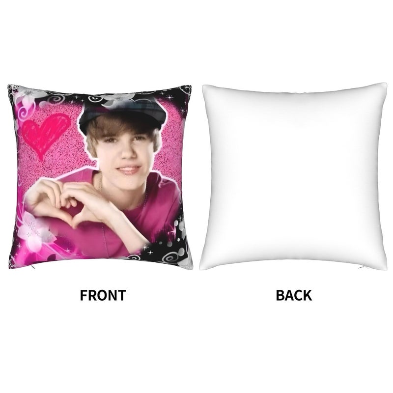 Just Bieber Single Sided Print Pillowcase 17 72x17 72 Inch for Sofa Bench Decorative Chair - Image 2