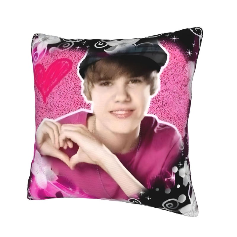 Just Bieber Single Sided Print Pillowcase 17 72x17 72 Inch for Sofa Bench Decorative Chair - Image 3