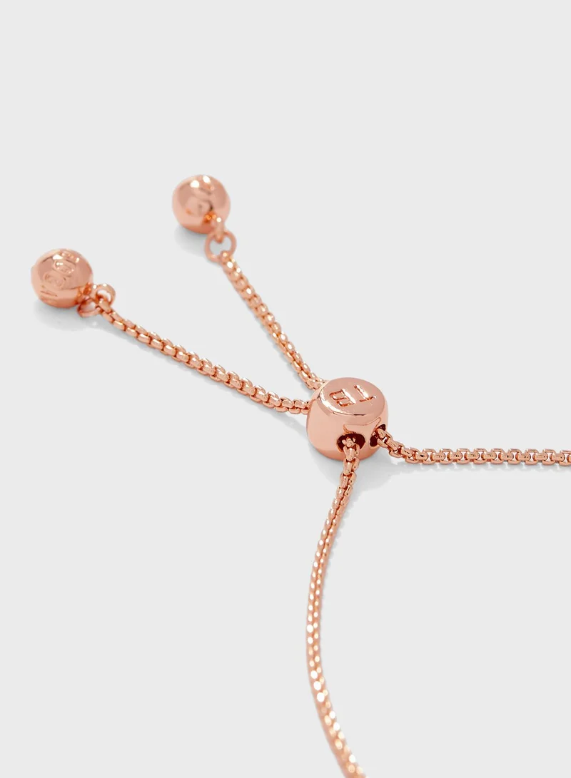 Ted Baker Sabsal Crystal Sparkle Bow Drawstring Bracelet