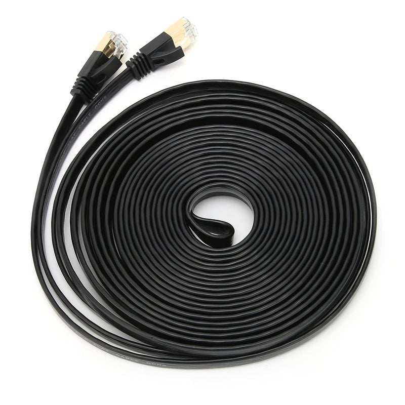 Network Cable 10 Gigabit CAT7 8 - Core Twisted Pair 30 Meter, Double Shielded PVC Outer Layer - Heavy Duty Ethernet Cable, High - Speed Data Transfer, Ideal for Home and Office (3M) - Image 2