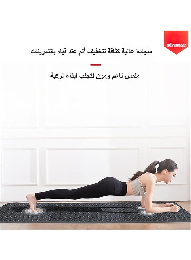 ويسفور 12 قطعة من سجادة الأرضية المتشابكة سميك لصالة الألعاب الرياضية مطاطية كبيرة للتمرينمقاس 60×60 سم - Image 3