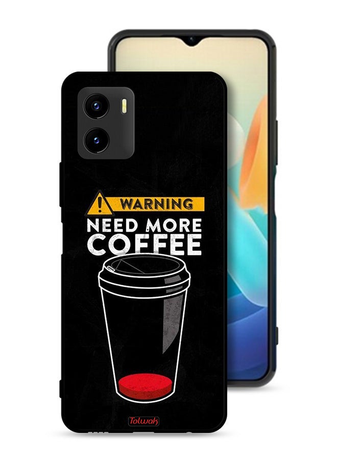 Tolwak Vivo Y15s Protective Case Cover Need More Coffee - Image 1