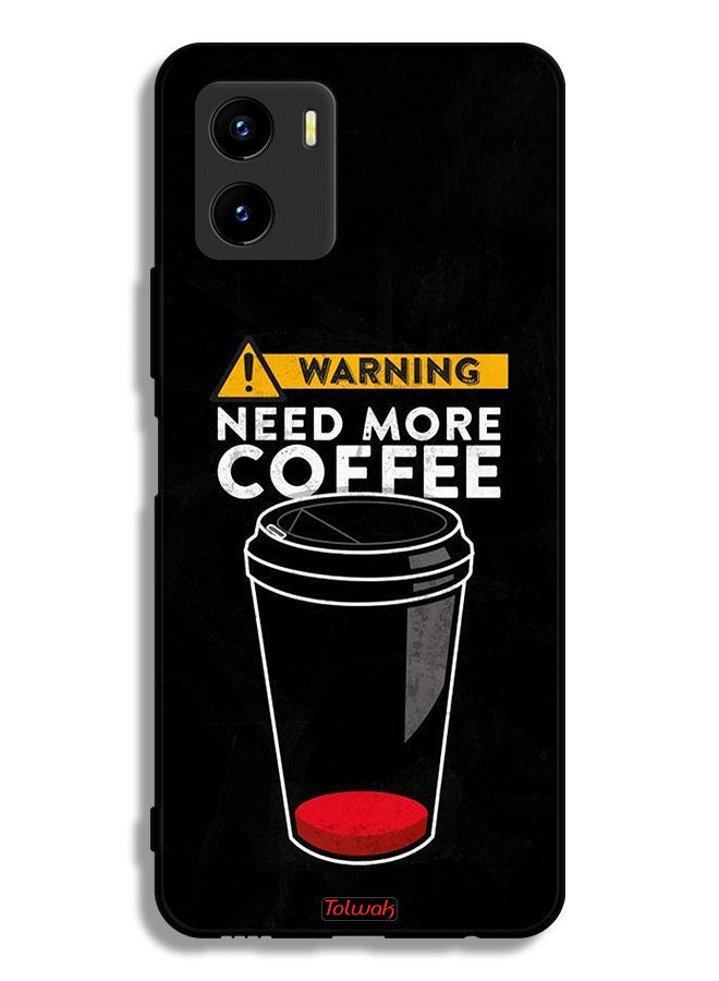 Tolwak Vivo Y15s Protective Case Cover Need More Coffee - Image 2