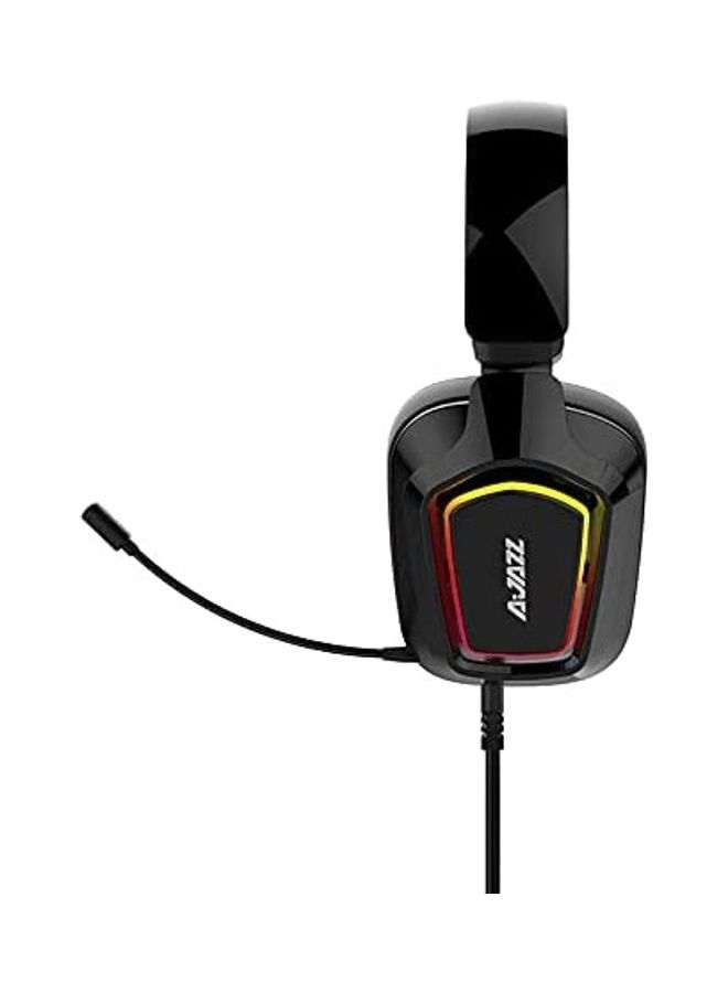 NIBEMINENT سماعة رأس USB 7.1 للصوت المحيطي مع إضاءة RGB وميكروفون تلسكوبي - Image 2