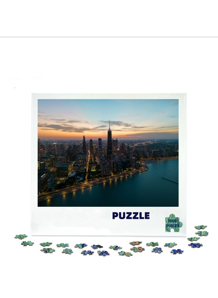 Anna 1000 pieces of colorful 3D puzzles - Image 1