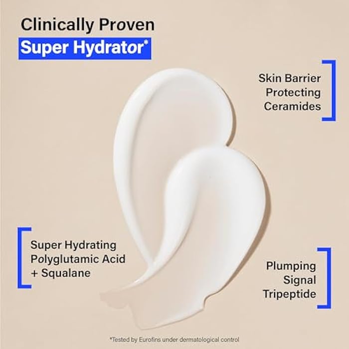 Coats كريم الماء ثلاثي الترطيب من COATS - مرطب وجه خفيف الوزن وخالي من الزيوت - يحمي حاجز البشرة لترطيب طويل الأمد - معتمد من أطباء الجلد، مصمم للمراهقين + البشرة الشابة - 2.5 أونصة - Image 2