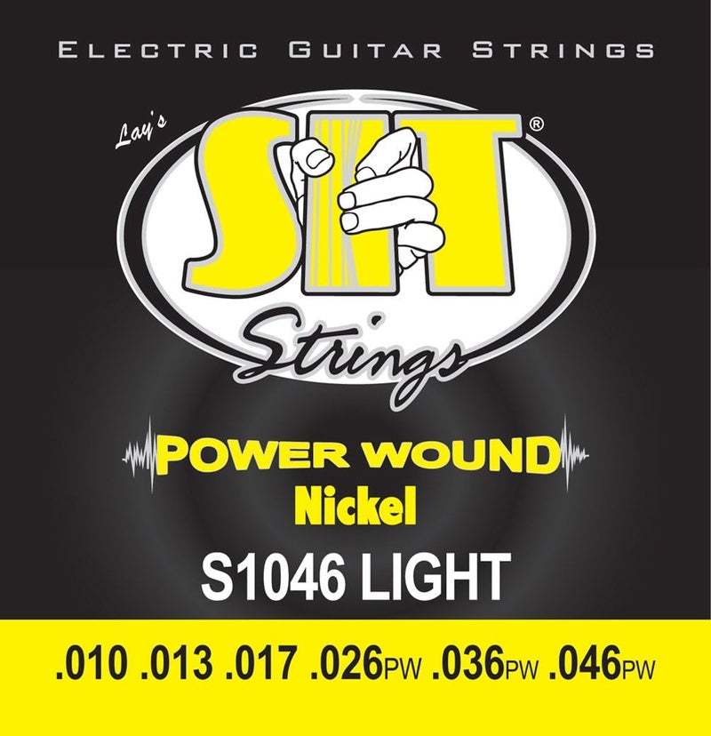 SIT Strings Power Wound Nickel Electric Guitar Strings (S.I.T.), Light 10-46, S1046 - Image 3