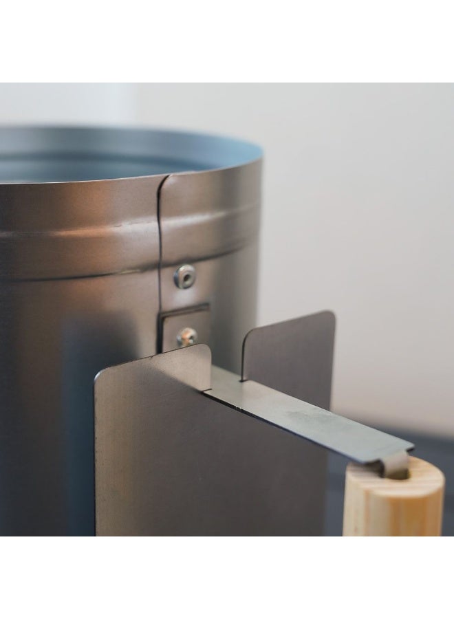 Danube Home Inferno Charcoal Chimney For Patio Lawn Garden Picnic Camping - 27X17X27.5 Cm-Silver - Image 3