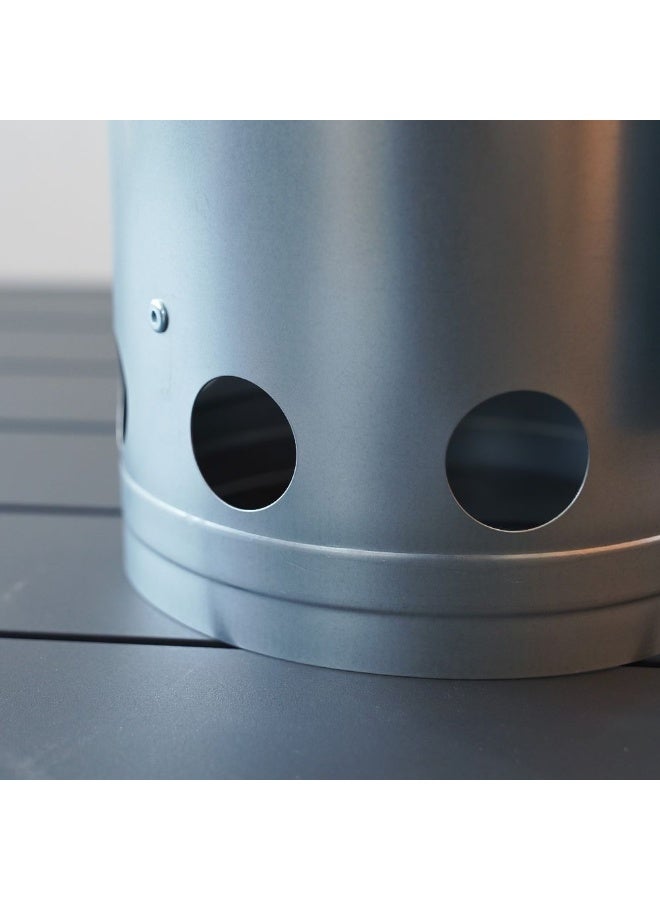 Danube Home Inferno Charcoal Chimney For Patio Lawn Garden Picnic Camping - 27X17X27.5 Cm-Silver - Image 5