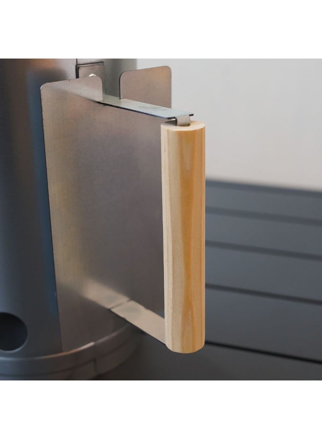 Danube Home Inferno Charcoal Chimney For Patio Lawn Garden Picnic Camping - 27X17X27.5 Cm-Silver - Image 4