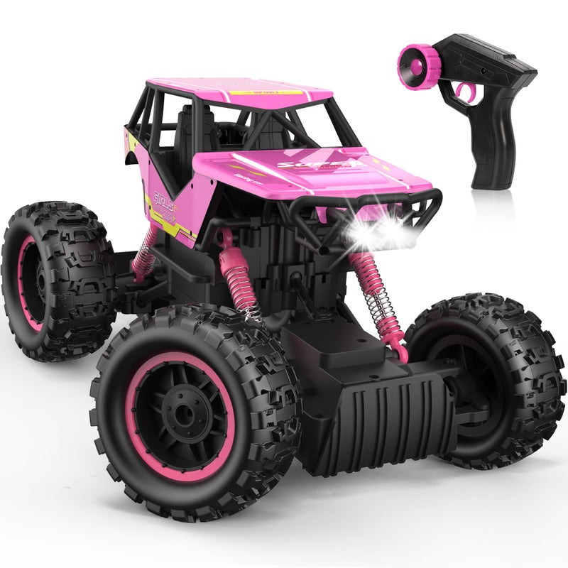 DOUBLE E 112 RC Monster Truck 4WD OffRoad Remote Control Car with Dual Motors and Headlights - Image 3