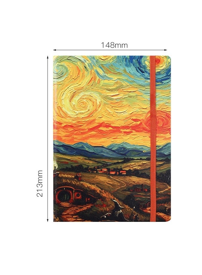 Nariele Creative Trend Oil Painting Color Printing A5 Notebook