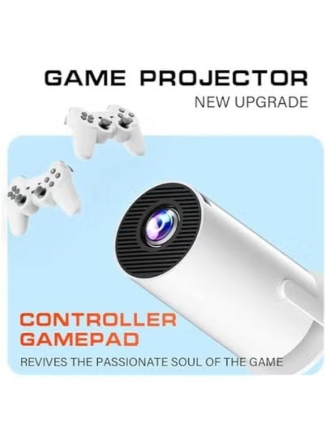 TIGER M300 Max Game Projector with 2 Wireless Controllers – Portable High-Definition Video Game & Movie Projector – Built-In Entertainment System for Multiplayer Gaming, Home Theater, and Family Fun – Compatible with P30 Max | Plug & Play Projector with Immersive Display  - Image 5
