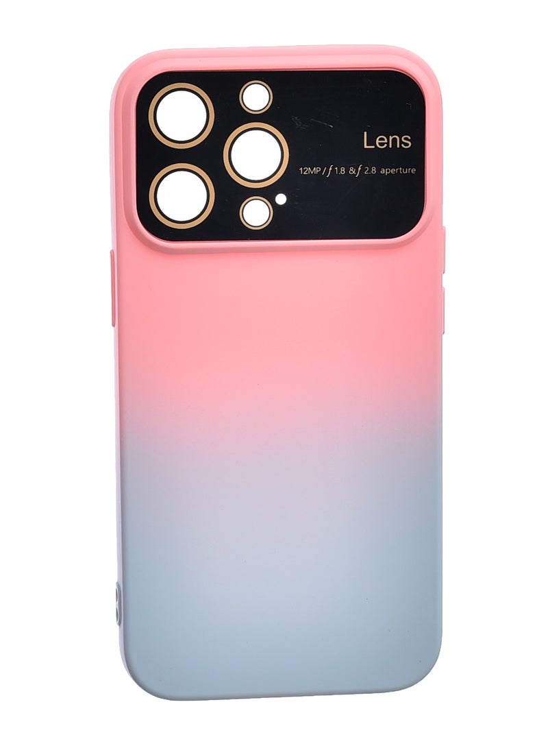 غطاء حماية خلفي سيليكون بتصميم رائع وحواف امان لهاتف ايفون 13 برو - متعدد الالوان - Image 1