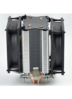 Wozlo Intel 775 1155 1156 I3 I5 I7 Amd Am2 Am3 CPU Processor Fan PC Cooler 2 x 9cm Fan  - Image 4