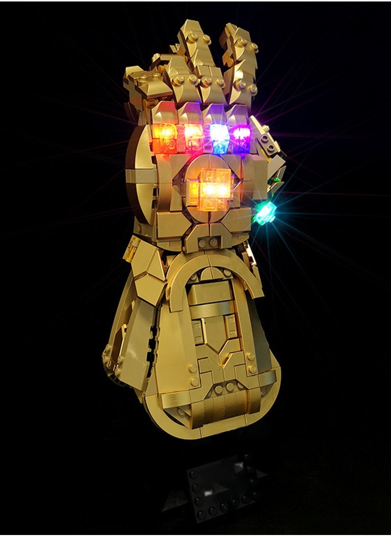 BRIXSPARK BRIXSPARK LED Light Kit for Lego Marvel Infinity Gauntlet Building Blocks Model, LED Light Set Compatible with 76191(Lego Set NOT Included)  - Image 2