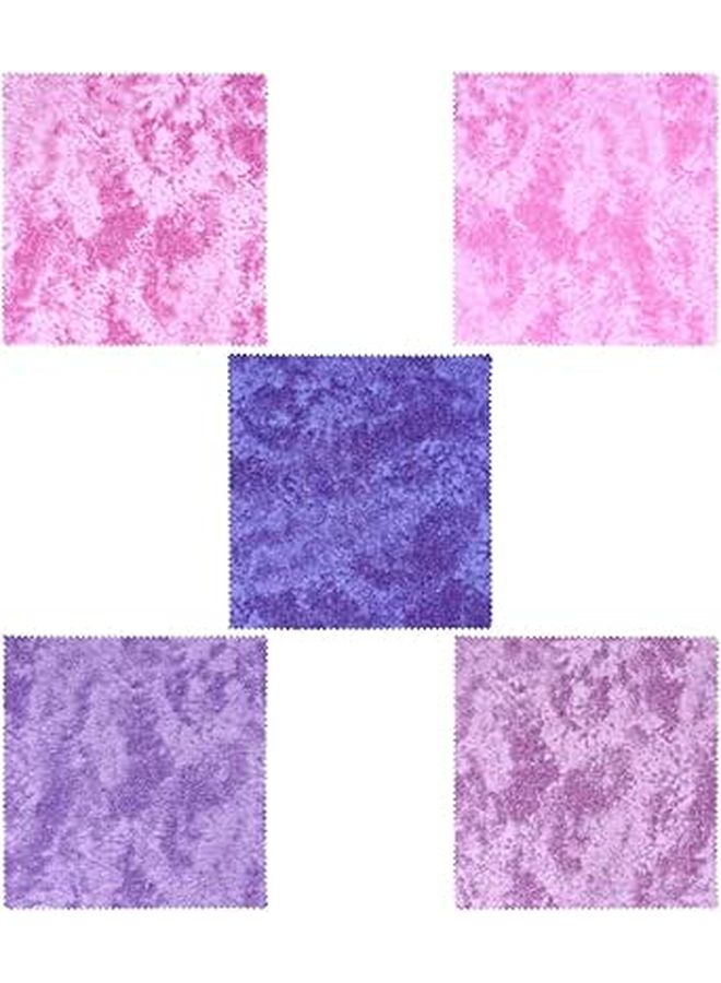 Galaxy Patchwork Cotton Fabric DIY Quilting Cloth Set 5Pcs Soft Material For Sewing Crafts - Image 1