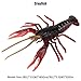 JOKFEICE Ocean Sea Animal Toys Realistic Crayfish Fairy Garden Accessories Learning Educational Toys for Christmas Birthday Cake Topper for Kids Red - Image 4