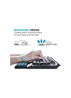 Keyboard Wrist Rest and Mouse Pad with Wrist Support Set, Memory Foam Keyboard and Mouse Wrist Rest Pad, Memory Foam Gaming Wrist Pads Sets Ergonomic Large Rest Pain Relief for Computer - pzsku/Z0045B9E2D0C8B8A4C4F4Z/45/_/1733592292/70e953e8-8296-4765-991d-bbd048dba57a