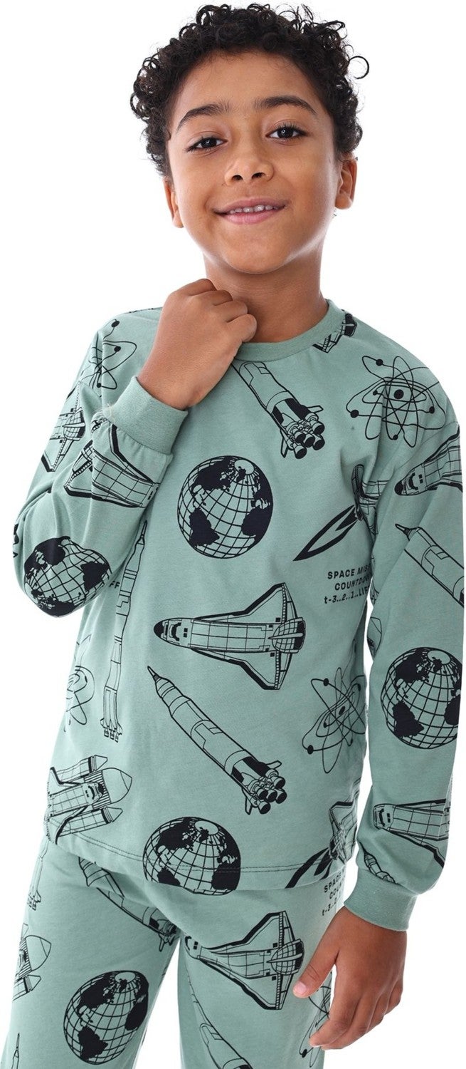 Zuzunga Space Adventure Unisex Kids Pajama Set - Image 4