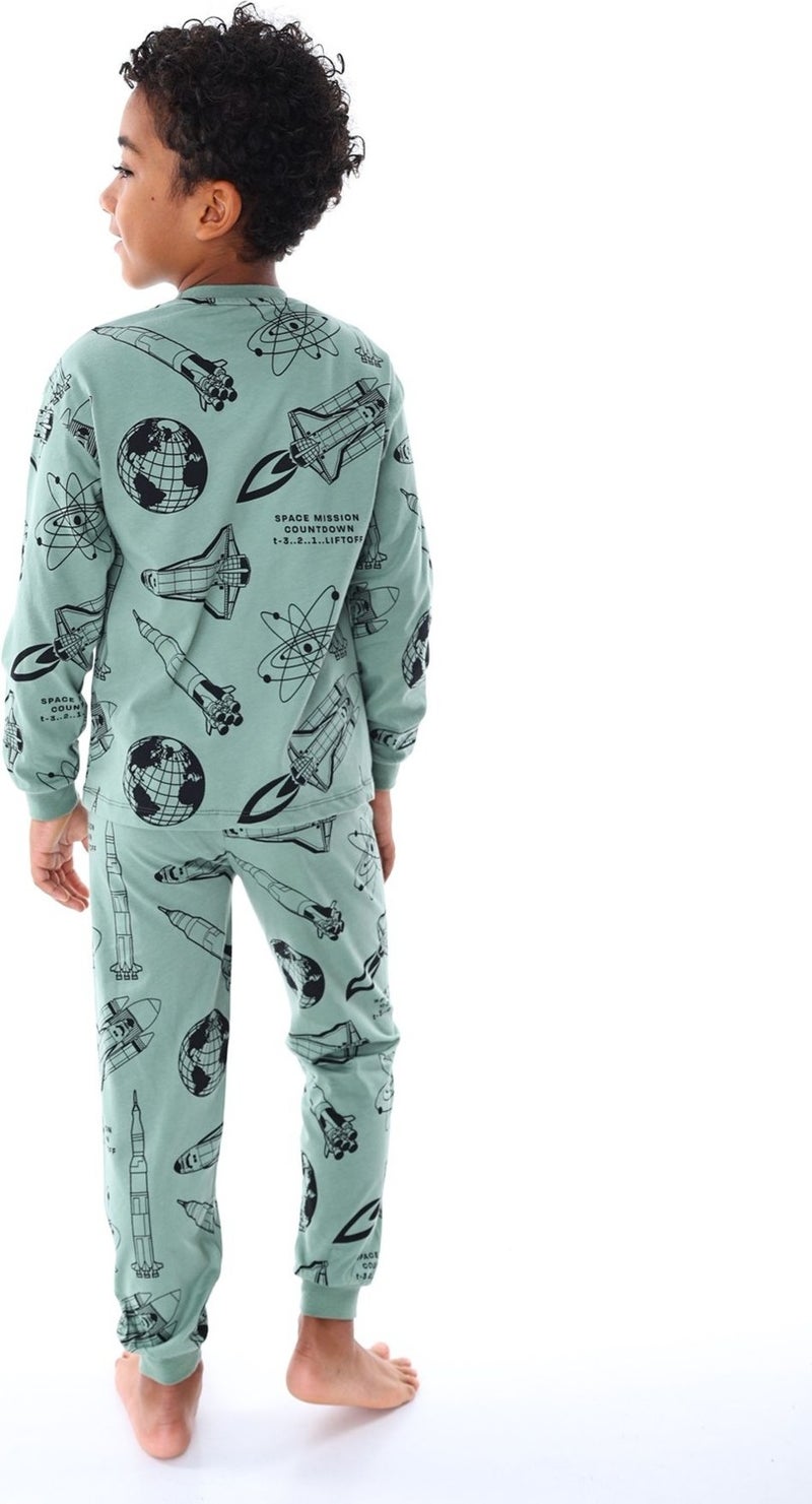 Zuzunga Space Adventure Unisex Kids Pajama Set - Image 2