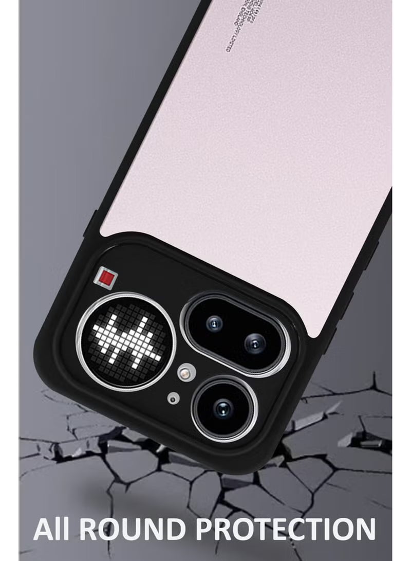 Case Nothing Phone 4A Pro Protective Back Case - Silicone Case Cover for Nothing Phone 4A Pro, Camera and Drop Protection Thin Protective Back Cover Case for Nothing Phone 4A Pro  - Clear/Black - Image 4