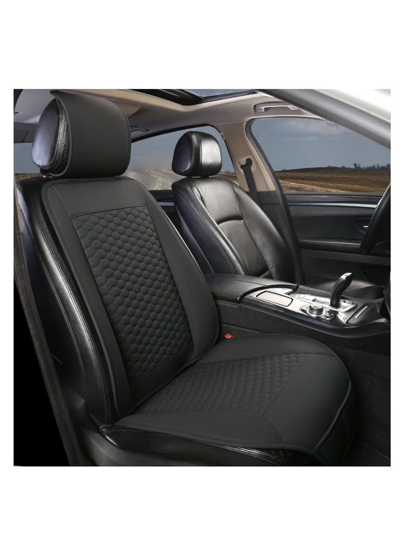 Assafco - Assafco Car Seats Covers, 1 Pair Universal Sideless Driver Seat Protectors - Image 1