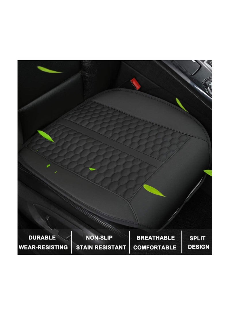 Assafco - Assafco Car Seats Covers, 1 Pair Universal Sideless Driver Seat Protectors - Image 1