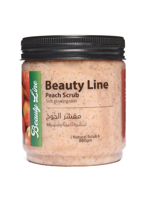 Beautyline Peache scrub, 300 gm