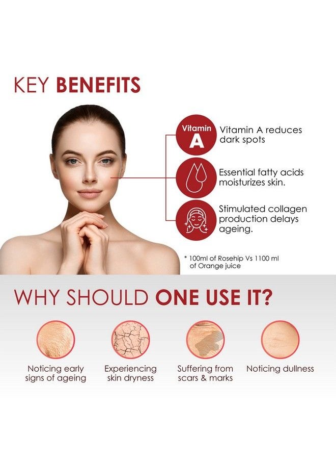 Good Vibes Rose Hip Radiant Glow Face Serum 10 Ml Light Weight Non Greasy Moisturizing Anti Ageing Formula For All Skin Types Corrects Dark Spots Natural No Parabens & Sulphates No Animal Testing  - Image 5