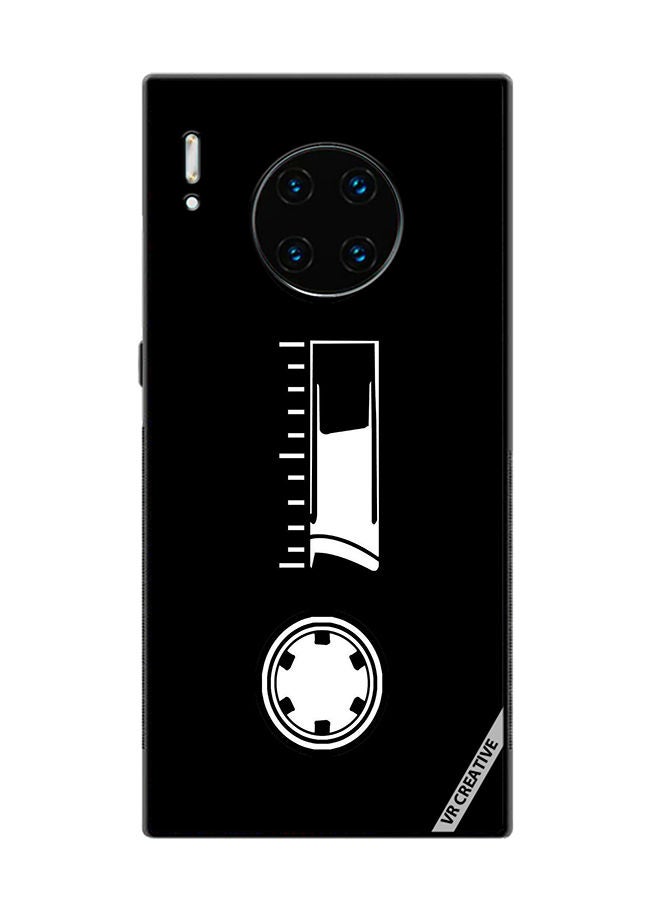 VR CREATIVE Protective Case Cover For Huawei Mate 30 Pro Cassette Tape Design Multicolour - Image 1