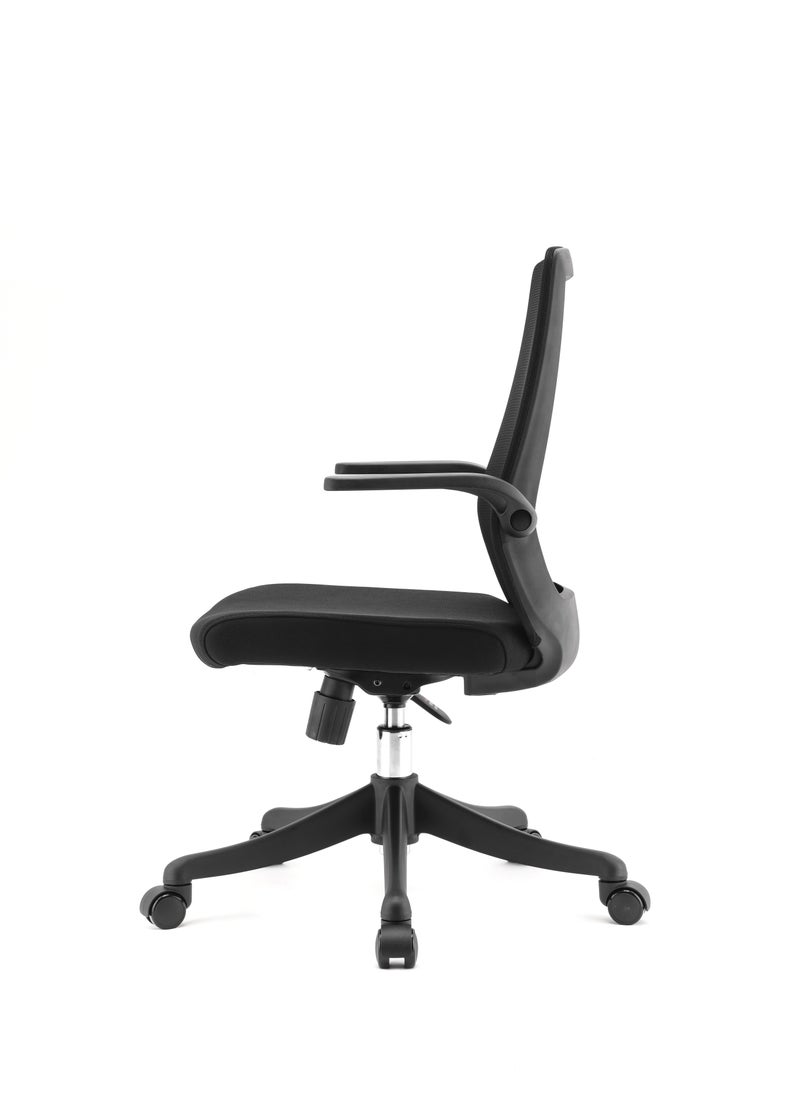 SIHOO - Sihoo professional factory mid-back task chair adjustable armrest ergonomic super comfort swivel office meeting stuff chair - Image 1