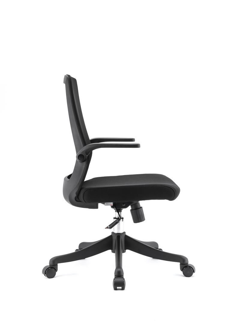 SIHOO - Sihoo professional factory mid-back task chair adjustable armrest ergonomic super comfort swivel office meeting stuff chair - Image 1