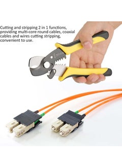 uptodateproducts Uptodateproducts 2 in 1 Wire Stripper Plier Cable Cutter Cutting Scissor Stripping Pliers Cutter Multi Hand Tool  - Image 3