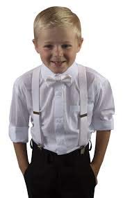 RR DESIGN suspenders for boys, kids,men and women (white, large men size) - Image 4