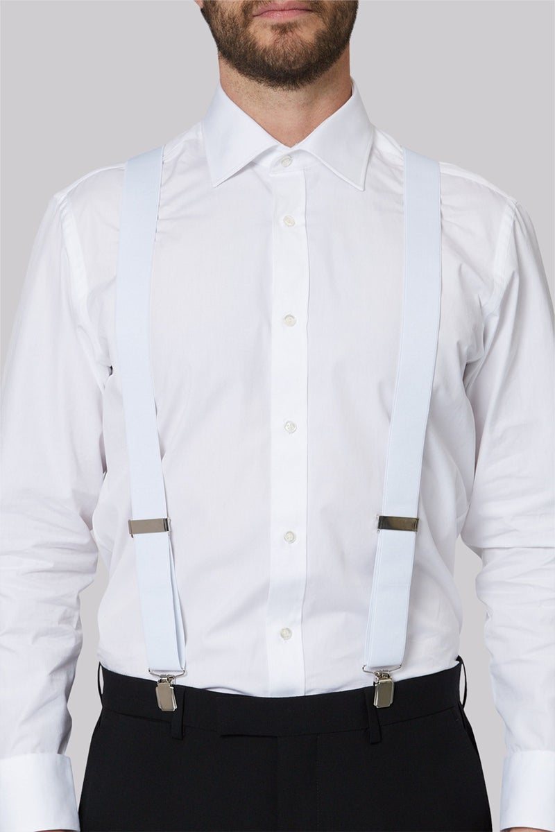RR DESIGN suspenders for boys, kids,men and women (white, large men size) - Image 5